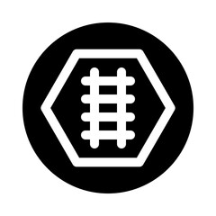 railway glyph icon