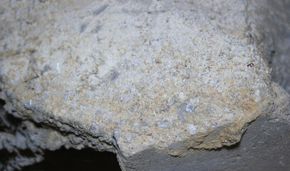 texture of a stone and the rock that the photographed in natural light