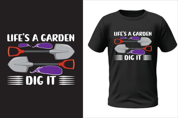 Gardening T-shirt Design