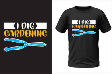 Gardening T-shirt Design