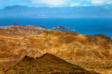 North coast near town Mindelo, Island Sao Vicente, Cape Verde, Cabo Verde, Africa.