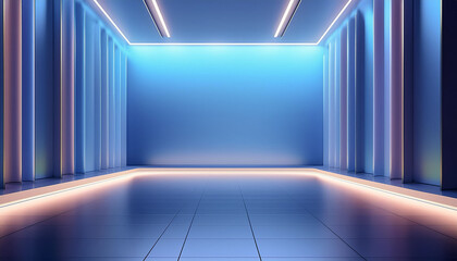 Universal minimalist blue background for presentation.