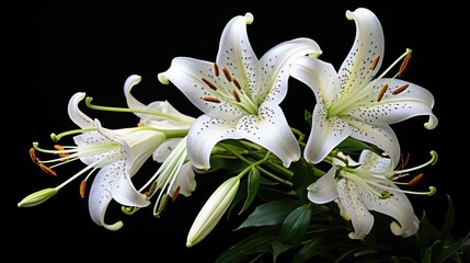 white lily flower