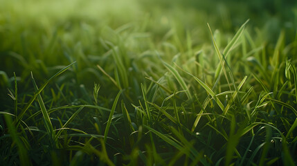 Obraz premium Frame from grass : Generative AI