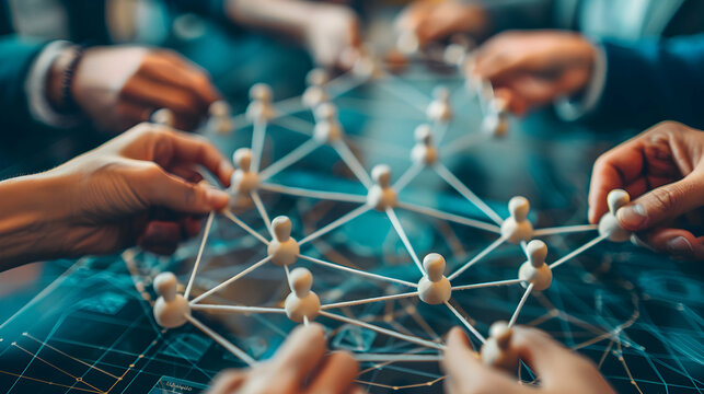 Networking at Local Event: Small Business Owner Engaging in Community Relationship Building for Growth   Photo Realistic Concept in Business Operations and Engagement