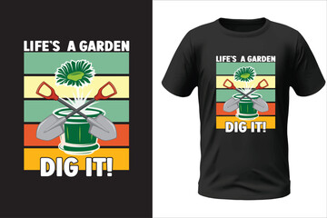 Gardening T-shirt Design