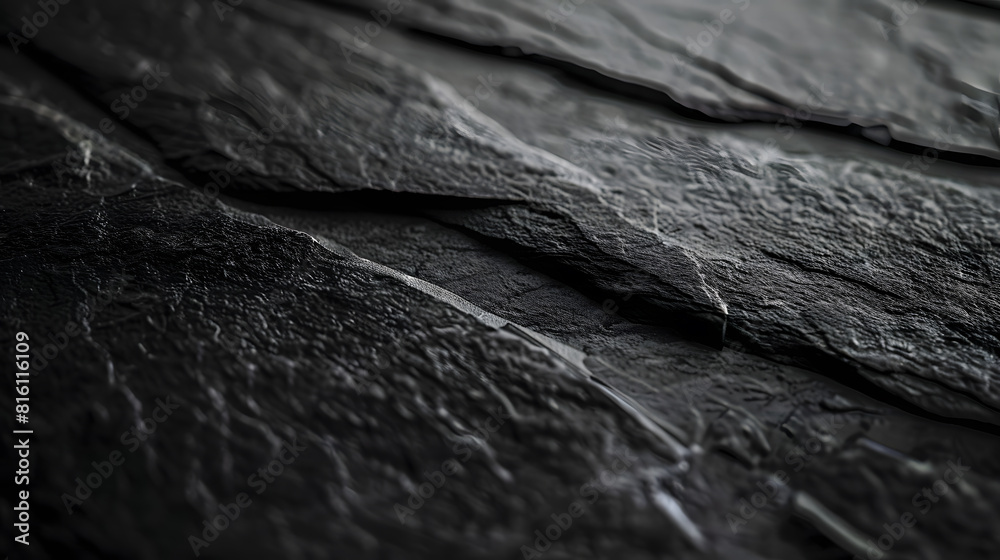 Poster dark grey black slate background or texture : generative ai
