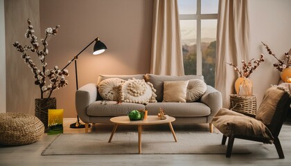 Refined Relaxation: Contemporary Living Room Haven
