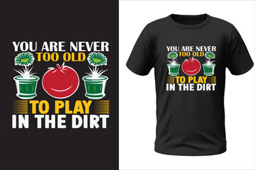 Gardening T-shirt Design