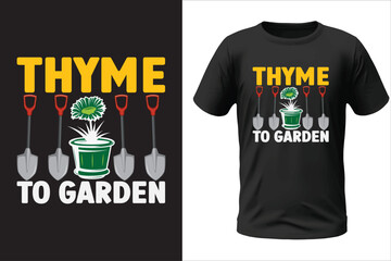 Gardening T-shirt Design