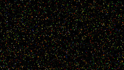 Abstract background of falling confetti