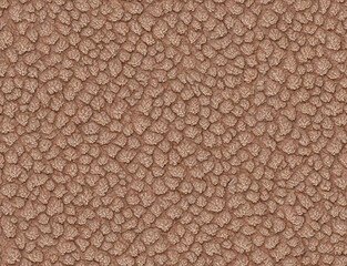 Brown leather seamless texture background, textile fabric design. Generative ai