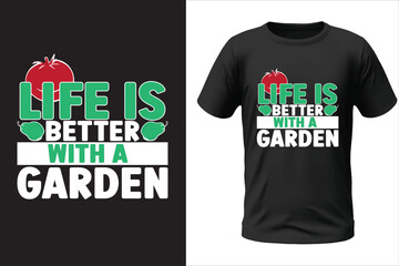Gardening T-shirt Design