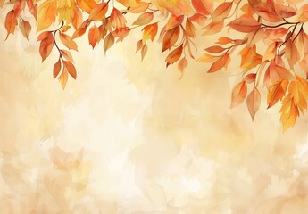 Warm tones and autumn leaves offer a seasonal wallpaper with a vintage background, evoking nostalgia and warmth, perfect as a best seller
