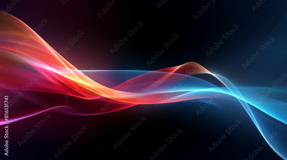 Wall mural mesmerizing abstract pattern with seamless flowing colors, perfect for a modern artistic backdrop