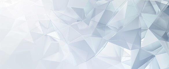 dynamic composition of various white and blue triangles creating an abstract and geometric background design