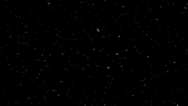 falling snow flakes