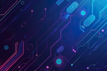 Abstract digital background with blue and purple colors