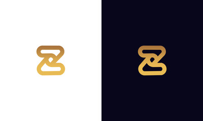 letter z monogram logo design vector illustration