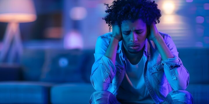 Recognizing Burnout: Signs of Acute Stress Reaction and Potential Mental Health Crisis. Concept Burnout Signs, Acute Stress Reaction, Mental Health Crisis, Self-Care Strategies