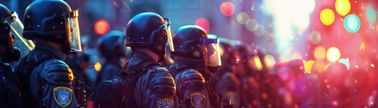 Accountability (Black): Signifies the importance of holding police accountable for their actions and decisions during protests