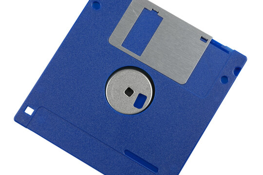 Blue floppy diskette, 1,44 MB