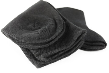 A pair of new black socks