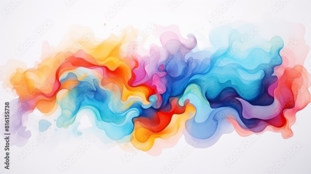 Canvas Prints this image shows a fluid abstract pattern, light and ethereal, with soft transitions between dreamy 