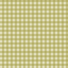Gingham pattern seamless Plaid repeat in green and white. Design for print, tartan, gift wrap, textiles, checkered background for tablecloth