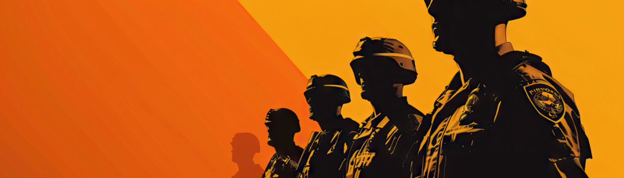 Veterans in Policing (Orange): Signifies the role of military veterans in police forces and their influence on police militarization