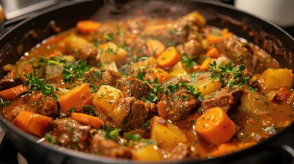 Newly prepared stew