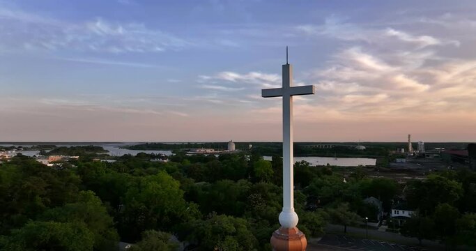 Small Town Church Steeple
