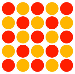 Red yellow dots background 