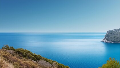 a high quality beautiful illustrated background showing a blue scene with calm colours and water...
