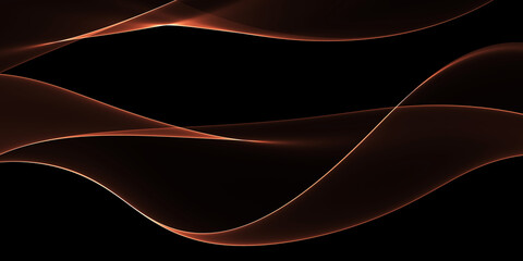 black and brown waves design background