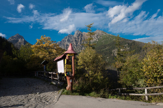 2023-10-12 walking trail hrebienok Stary Smokovec. Slovakia