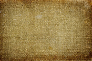 Old grunge canvas texture for background