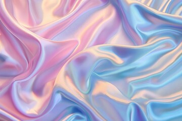 Obraz premium Pink and blue silk fabric background