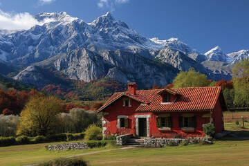 Home In European Alps