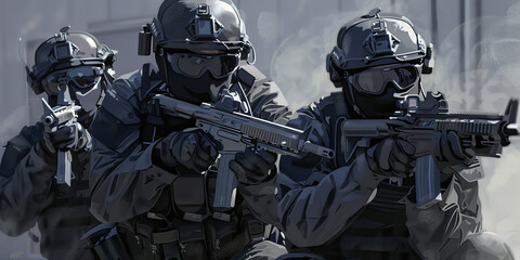 Training (Gray): Signifies the specialized training that police receive to operate in a militarized manner