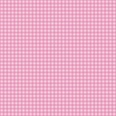 Gingham pattern seamless Plaid repeat in peach and white. Design for print, tartan, gift wrap, textiles, checkered background for tablecloth