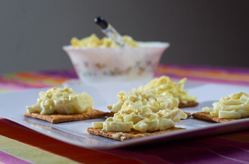 Delicious Pasta Topping on Cookies