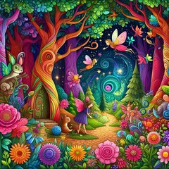 Fototapeta premium background with flowers