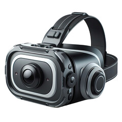 Isolated Virtual reality VR Glasses in futuristic style