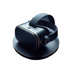 Isolated Virtual reality VR Glasses in futuristic style