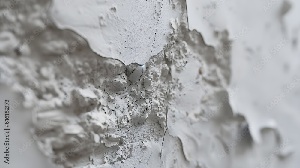 Aufkleber cement background is white through time paint gets corroded : generative ai
