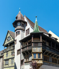 Obraz premium The beautiful old town of Colmar. Alsace, France, Europe