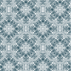 Lace pattern with floral motifs