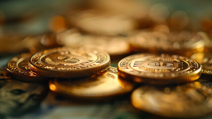 create a imagem for a thumbnail for a course about how to get dollar with a stock market,generative ai