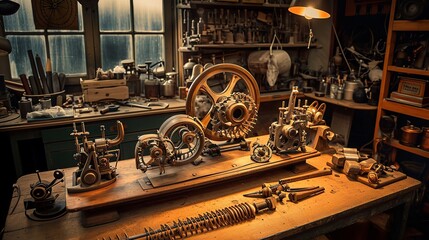 Mechanical Mastery: Steampunk Rotor Assembly